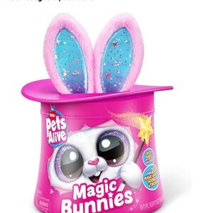 Zuru Pets Alive Magic Bunnies Stuffed Animal - Pink and Blue